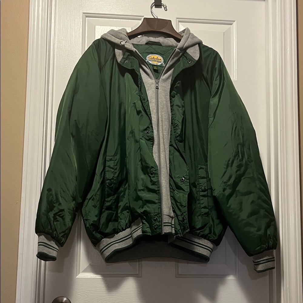 80’s-90’s Vintage Cabela's Forest Green Men’s Jacket